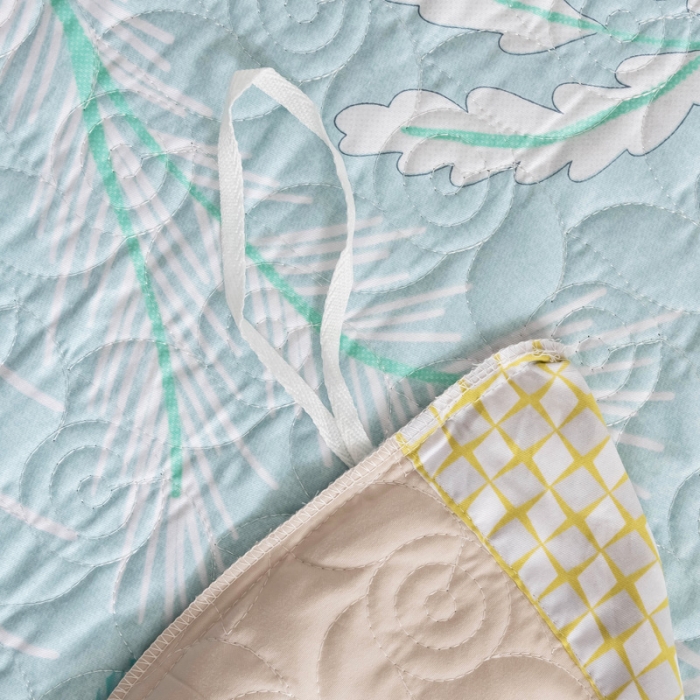 91家纺网 家纺一手货源 找家纺 优乐家纺 2023新款全棉印花绗绣单被套 嫣然