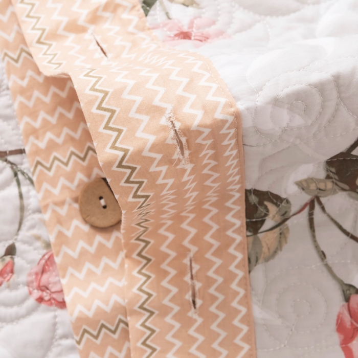 91家纺网 家纺一手货源 找家纺 优乐家纺 2023新款全棉印花绗绣单被套 挪威仙草