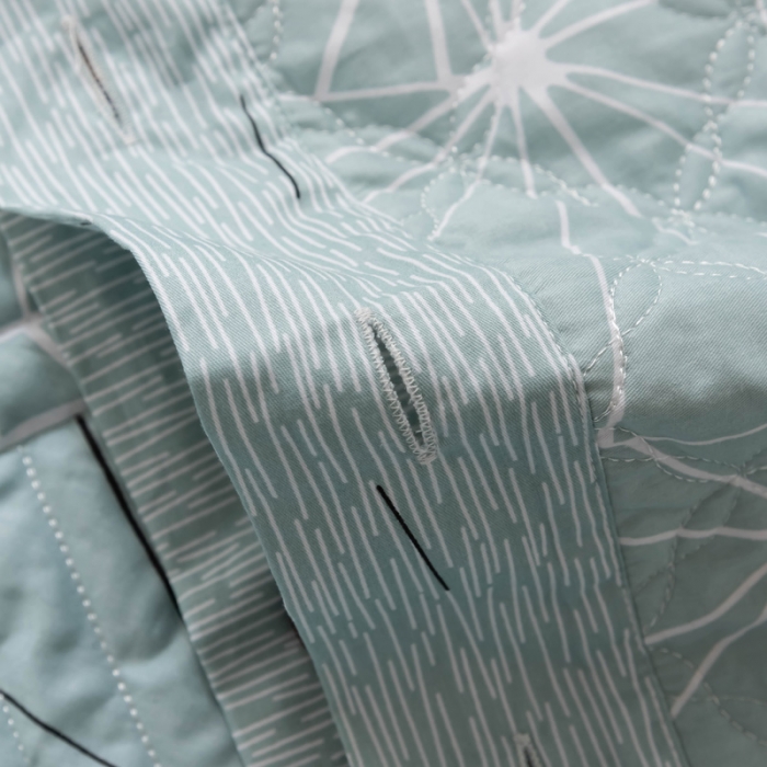 91家纺网 家纺一手货源 找家纺 优乐家纺 2023新款全棉印花绗绣单被套 淑女格