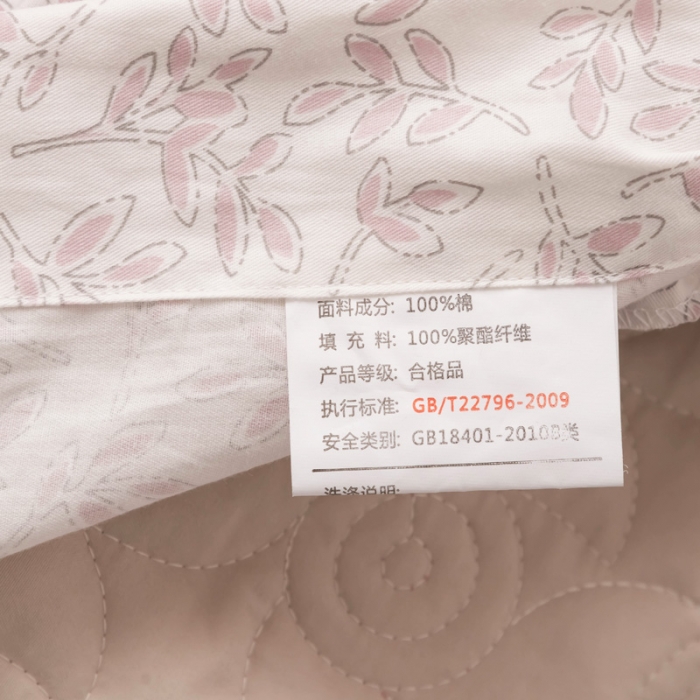 91家纺网 家纺一手货源 找家纺 优乐家纺 2023新款全棉印花绗绣单被套 朝阳