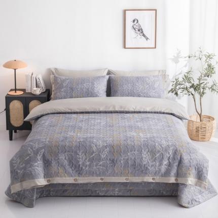 91家纺网 家纺一手货源 找家纺 （总）优乐家纺 2023新款全棉印花绗绣四件套