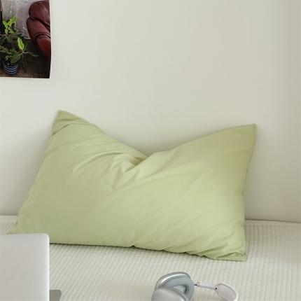 91家纺网 家纺一手货源 找家纺 （总）六巷胡同 2023新款纯色水洗棉单品枕套