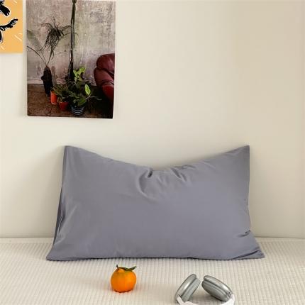 91家纺网 家纺一手货源 找家纺 （总）六巷胡同 2023新款纯色水洗棉单品枕套
