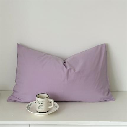 91家纺网 家纺一手货源 找家纺 （总）六巷胡同 2023新款纯色水洗棉单品枕套