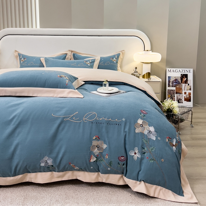 91家纺网 家纺一手货源 找家纺 （总）欧冠家纺 2023新款锦棉盛夏光年系列四件套