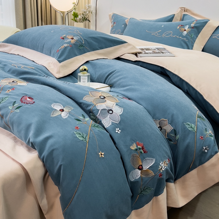 91家纺网 家纺一手货源 找家纺 （总）欧冠家纺 2023新款锦棉盛夏光年系列四件套