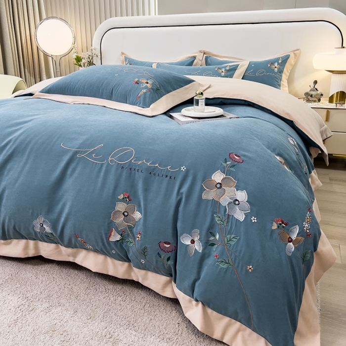 91家纺网 家纺一手货源 找家纺 （总）欧冠家纺 2023新款锦棉盛夏光年系列四件套