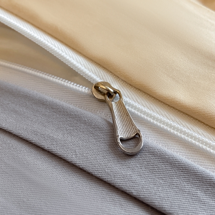 91家纺网 家纺一手货源 找家纺 绒世界绒世界 2025纯棉四季款春夏新品60s全棉刺绣绣花四件套 菲曼-淡雅灰