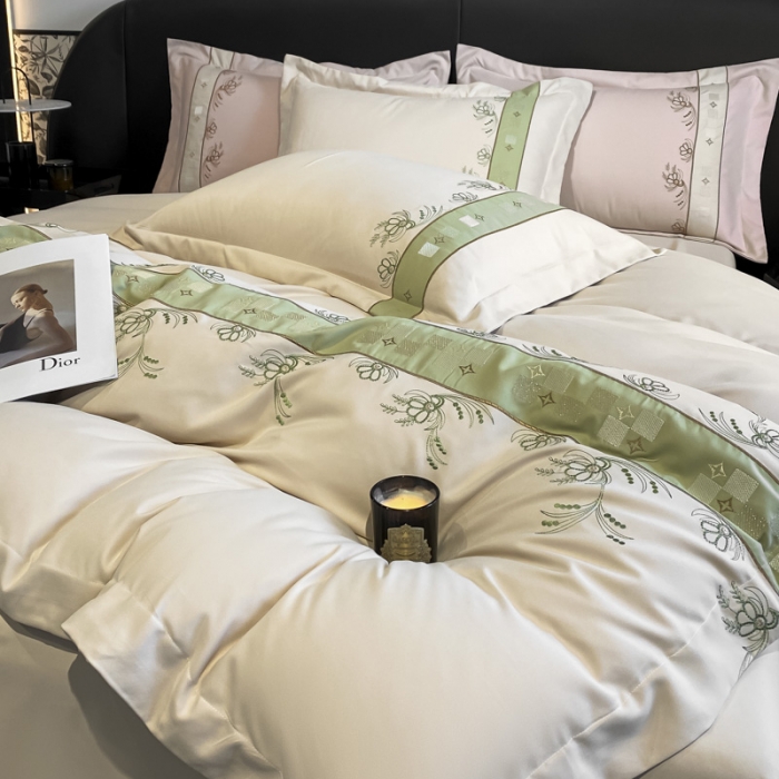 91家纺网 家纺一手货源 找家纺 （总）欧冠家纺 2023新款锦绣棉爱莎系列四件套