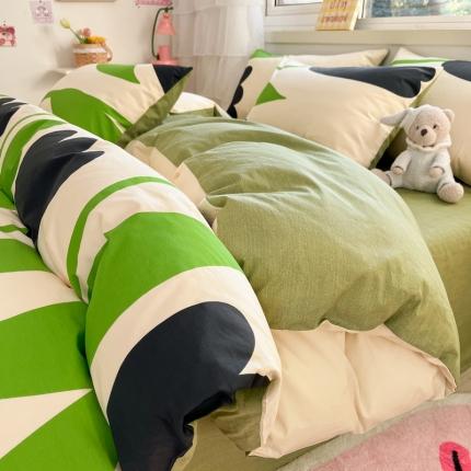 91家纺网 家纺一手货源 找家纺 （总）蓝邻 2023新款全棉印花花卉系列四件套