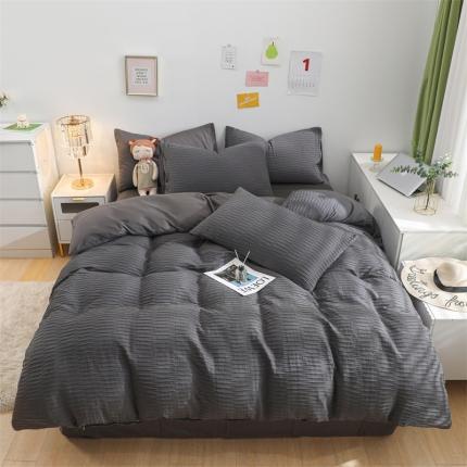 91家纺网 家纺一手货源 找家纺 （总）沐晴家纺 2023新款泡泡纱四件套