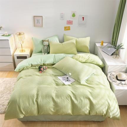 91家纺网 家纺一手货源 找家纺 （总）沐晴家纺 2023新款泡泡纱四件套