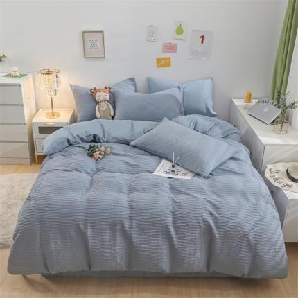 91家纺网 家纺一手货源 找家纺 （总）沐晴家纺 2023新款泡泡纱四件套