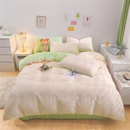 91家纺网 家纺一手货源 找家纺 （总）沐晴家纺 2023新款泡泡纱四件套