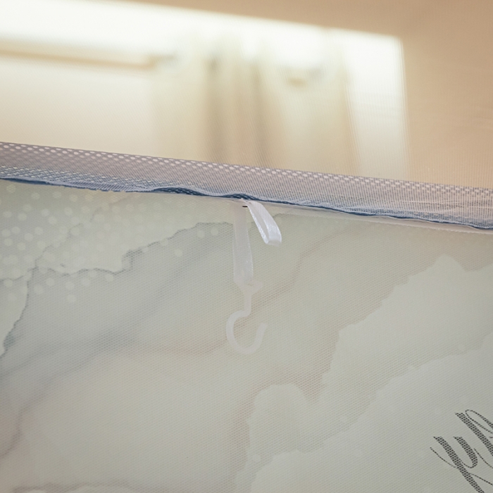 91家纺网 家纺一手货源 找家纺 （总）青竹苑 2023大版轻奢可拆洗冰丝凉席外穿三门床笠防摔蚊帐