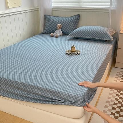 91家纺网 家纺一手货源 找家纺 （总）帅露 2023新款碳素小磨毛单品床笠