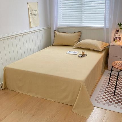 91家纺网 家纺一手货源 找家纺 （总）帅露 2023新款碳素小磨毛单品床单