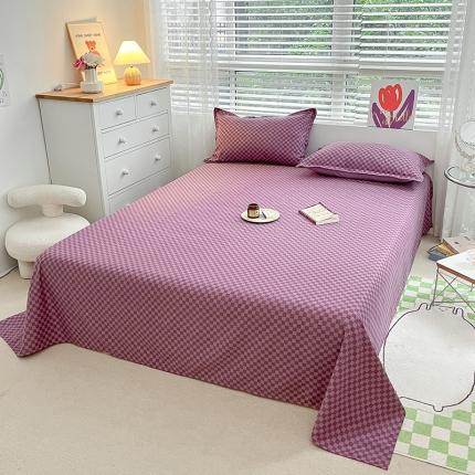 91家纺网 家纺一手货源 找家纺 （总）帅露 2023新款碳素小磨毛单品床单