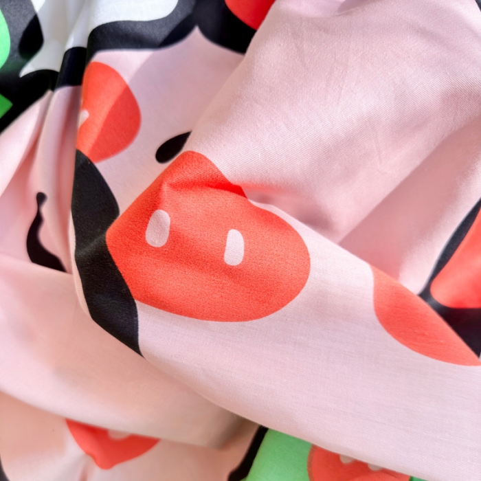 91家纺网 家纺一手货源 找家纺 花伞 2023直播新款40支高密全棉纯棉小清新四件套 宠物大会