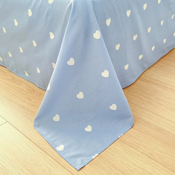 91家纺网 家纺一手货源 找家纺 蓝邻 2023新款全棉印花小清新系列四件套 佰利滋