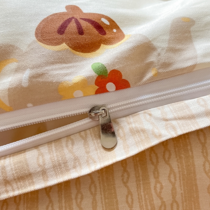 91家纺网 家纺一手货源 找家纺 蓝邻 2023新款全棉印花小清新系列四件套 伴手礼