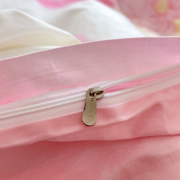 91家纺网 家纺一手货源 找家纺 蓝邻 2023新款全棉印花小清新系列四件套 蝴蝶梦