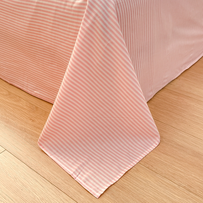 91家纺网 家纺一手货源 找家纺 蓝邻 2023新款全棉印花小清新系列四件套 莓妮