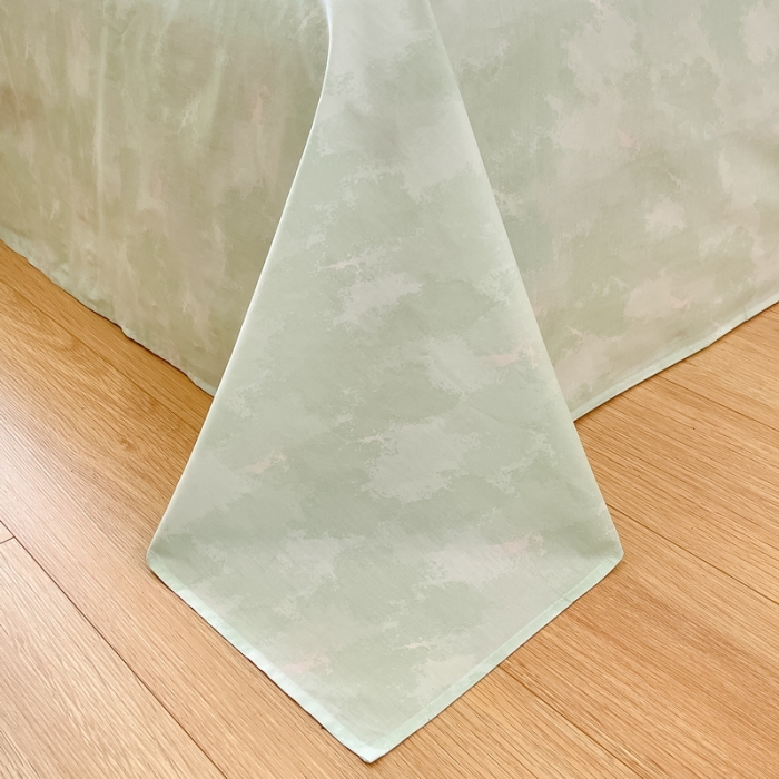 91家纺网 家纺一手货源 找家纺 蓝邻 2023新款全棉印花小清新系列四件套 七彩云