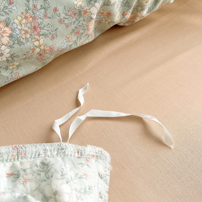 91家纺网 家纺一手货源 找家纺 千朵 2023新款蕾丝花边四件套 安妮