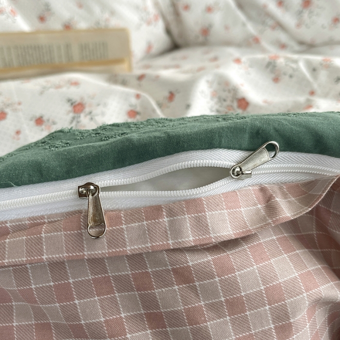 91家纺网 家纺一手货源 找家纺 千朵 2023新款蕾丝花边四件套 春风里