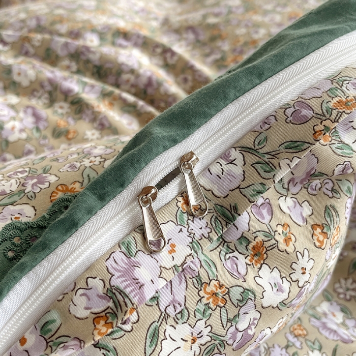 91家纺网 家纺一手货源 找家纺 千朵 2023新款蕾丝花边四件套 玛丽莲