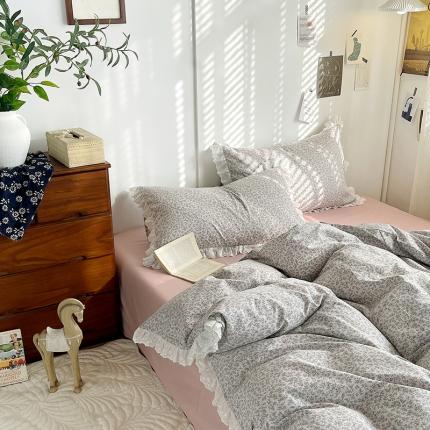 千朵 2023新款蕾丝花边四件套 意境