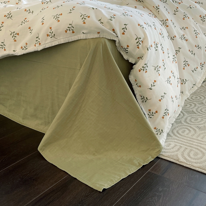 91家纺网 家纺一手货源 找家纺 千朵 2023新款双层纱四件套 醉清风