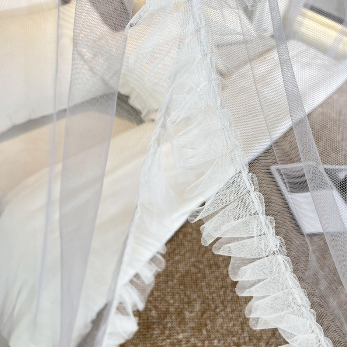 91家纺网 家纺一手货源 找家纺 都市缘蚊帐 2023新款911款导轨宫廷蚊帐蚊帐 深灰