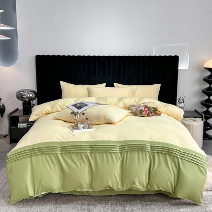 91家纺网 家纺一手货源 找家纺 （总）子钦 2023新款芙蓉棉四件套美式轻奢四件套-米兰