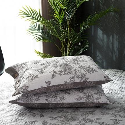 91家纺网 家纺一手货源 找家纺 （总）优乐家纺 2023新款全棉夹棉款绗缝单枕套