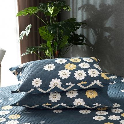 91家纺网 家纺一手货源 找家纺 （总）优乐家纺 2023新款全棉夹棉款绗缝单枕套