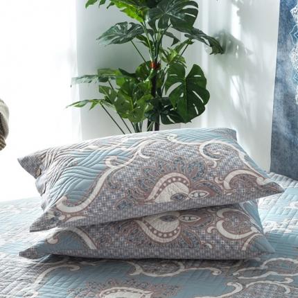 91家纺网 家纺一手货源 找家纺 （总）优乐家纺 2023新款全棉夹棉款绗缝单枕套