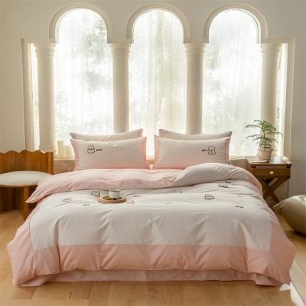 （总）FORTWO 2023新款100高支高密毛巾绣四件套