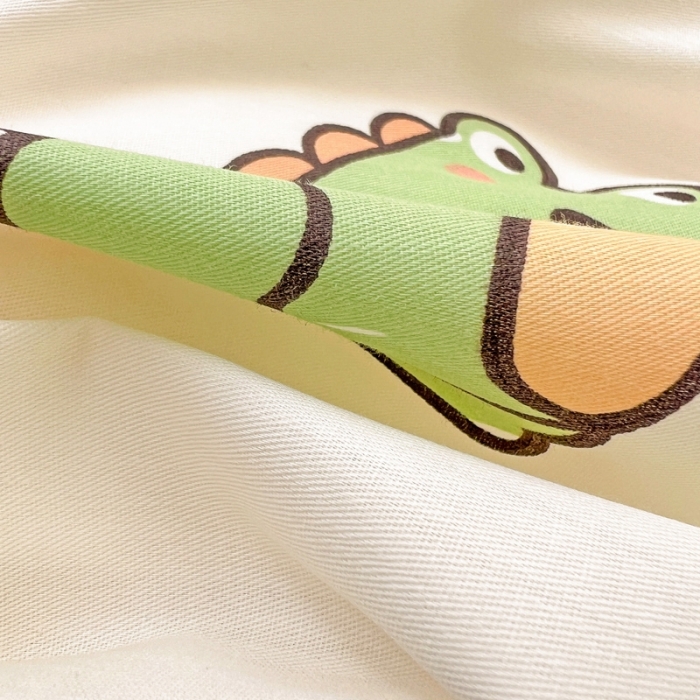 91家纺网 家纺一手货源 找家纺 乐童家纺 2024新款网红直播爆款吊边＋一字绣工艺款四件套-第四波 恐龙乐园