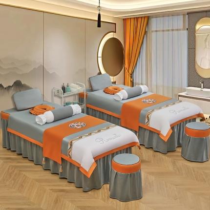 91家纺网 家纺一手货源 找家纺 （总）不打烊家纺 2025新款字母款+绚丽多姿荷兰尼美容床罩