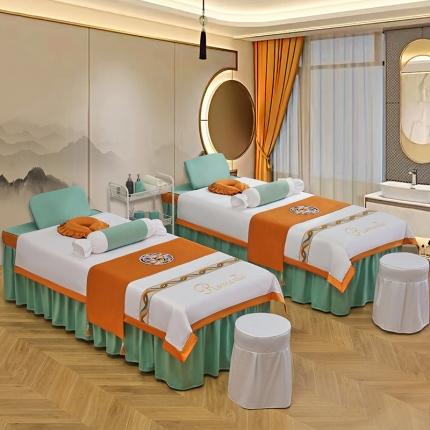 91家纺网 家纺一手货源 找家纺 （总）不打烊家纺 2025新款字母款+绚丽多姿荷兰尼美容床罩