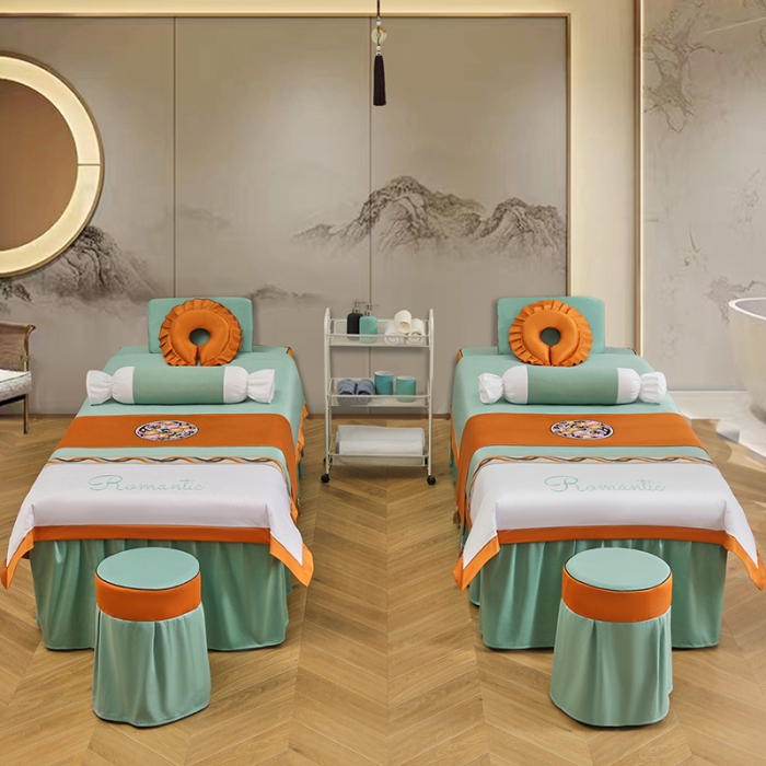 91家纺网 家纺一手货源 找家纺 （总）不打烊家纺 2025新款字母款+绚丽多姿荷兰尼美容床罩