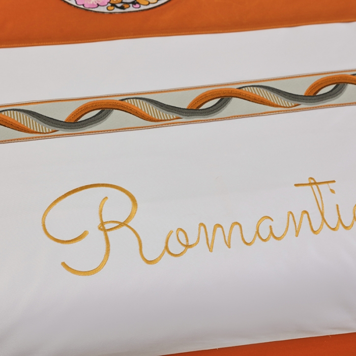 91家纺网 家纺一手货源 找家纺 不打烊家纺 2025新款字母款+绚丽多姿荷兰尼美容床罩 字母款+绚丽多姿-白色