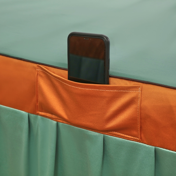 91家纺网 家纺一手货源 找家纺 不打烊家纺 2025新款字母款+绚丽多姿荷兰尼美容床罩 字母款+绚丽多姿-浅绿色