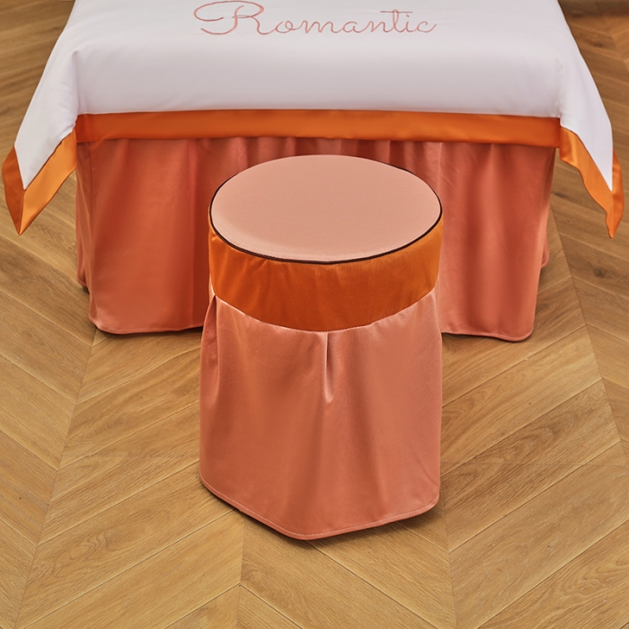 91家纺网 家纺一手货源 找家纺 不打烊家纺 2025新款字母款+绚丽多姿荷兰尼美容床罩 字母款+绚丽多姿-玉色