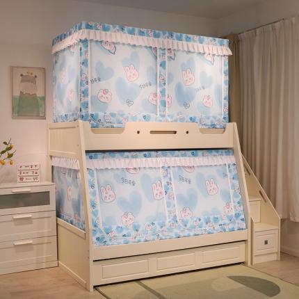 91家纺网 家纺一手货源 找家纺 （总）迪凡保罗 2025新款2308多开门卡通印花遮光子母床蚊帐