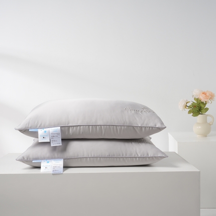 91家纺网 家纺一手货源 找家纺 玫丽丝枕芯 轻柔亲肤羽丝绒护颈枕头