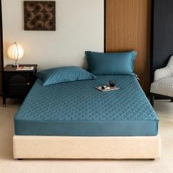 91家纺网 家纺一手货源 找家纺 总小米笠2023新款100支长绒棉夹棉抗菌床笠夹棉床笠四件套款纯色轻奢,米立方-白,米立方-粉,米立方-灰,米立方-蓝