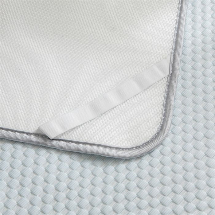 91家纺网 家纺一手货源 找家纺 宅部落 2023新款凉感豆豆儿童凉席 哈士奇-蓝